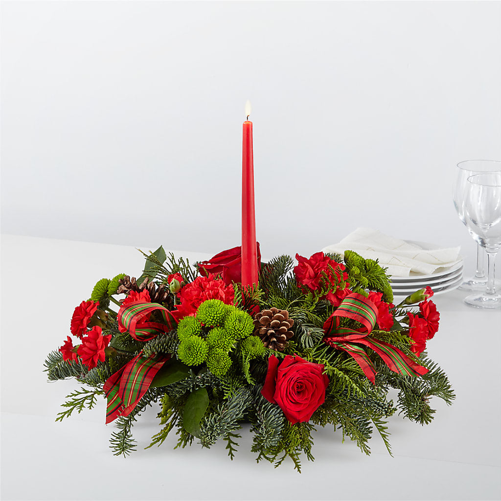 By the Candlelight Centerpiece – FRIEND'S FLOWERS, Los Angeles CA