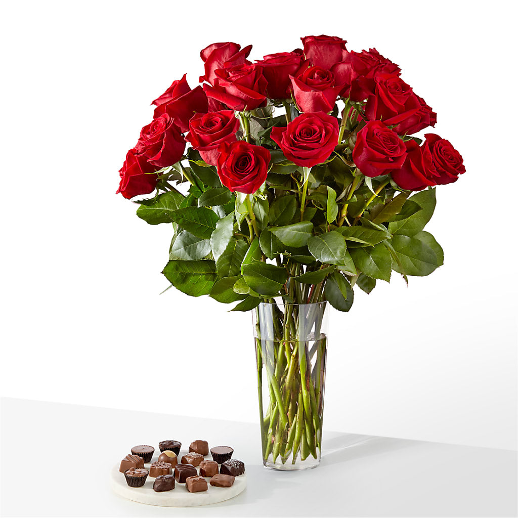 Romantic Long Stem Red Rose Bouquet Bundles – FRIEND'S FLOWERS, Los Angeles CA