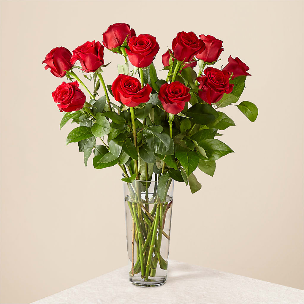 Long Stem Red Rose Bouquet – FRIEND'S FLOWERS, Los Angeles CA