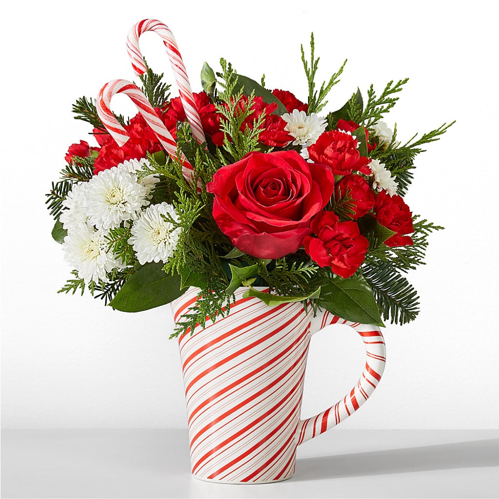 Peppermint Swirl Mug – FRIEND'S FLOWERS, Los Angeles CA