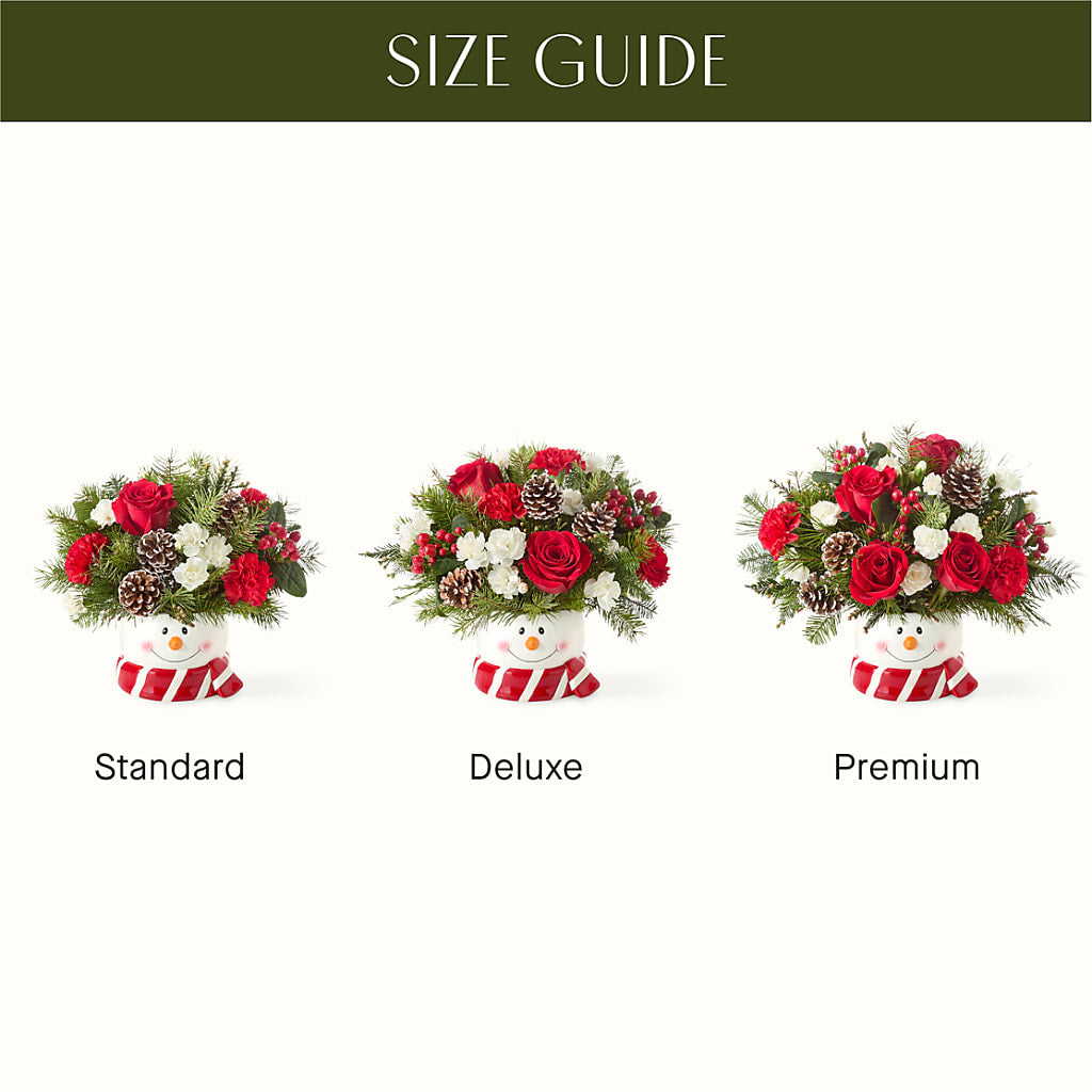 Jolly Snowman Bouquet – FRIEND'S FLOWERS, Los Angeles CA