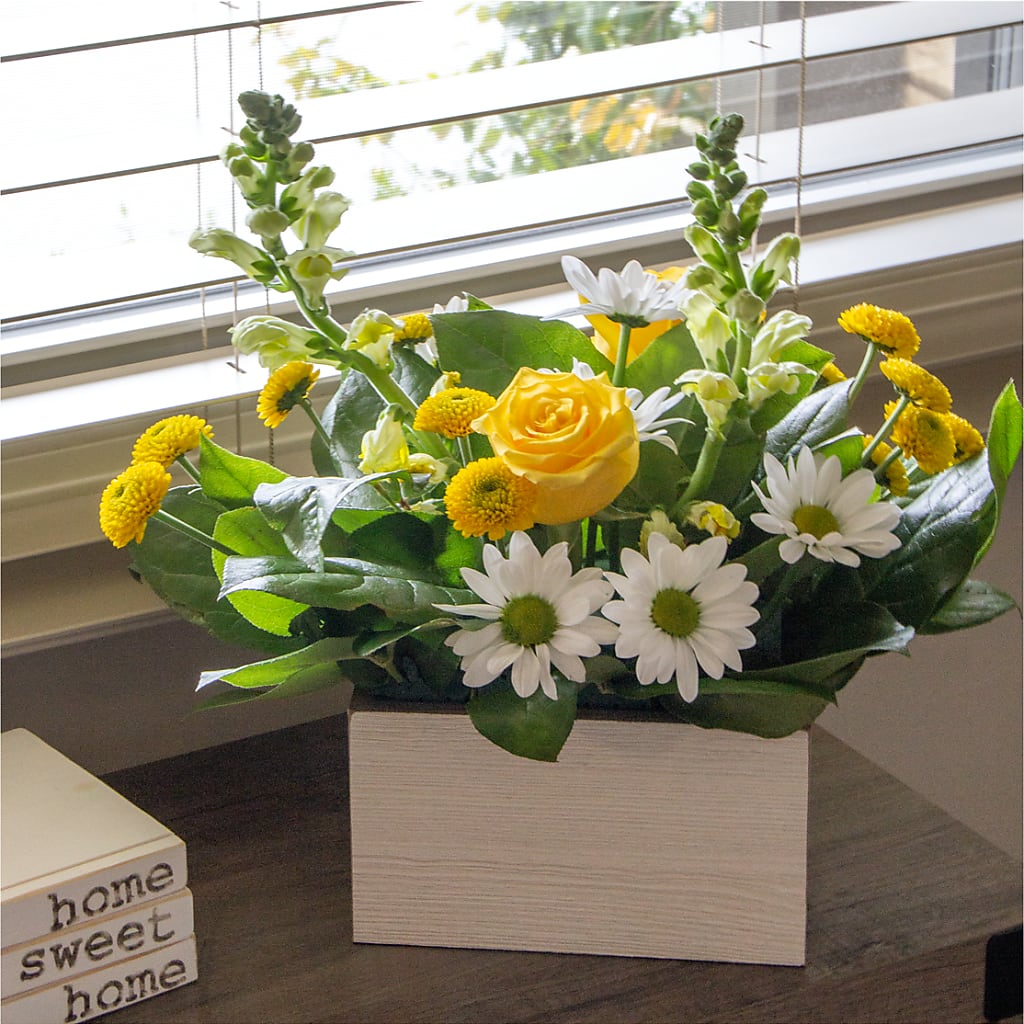 Sun Salutation Box Bouquet – FRIEND'S FLOWERS, Los Angeles CA