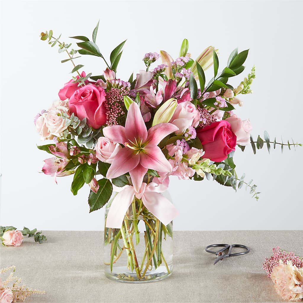 Pink Ribbon - A Florist Original – FRIEND'S FLOWERS, Los Angeles CA