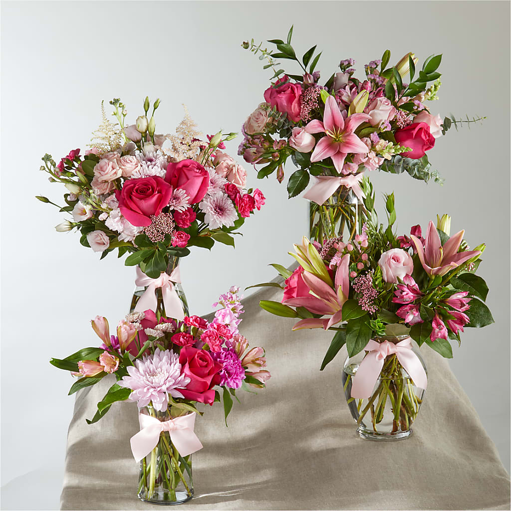 Pink Ribbon - A Florist Original – FRIEND'S FLOWERS, Los Angeles CA