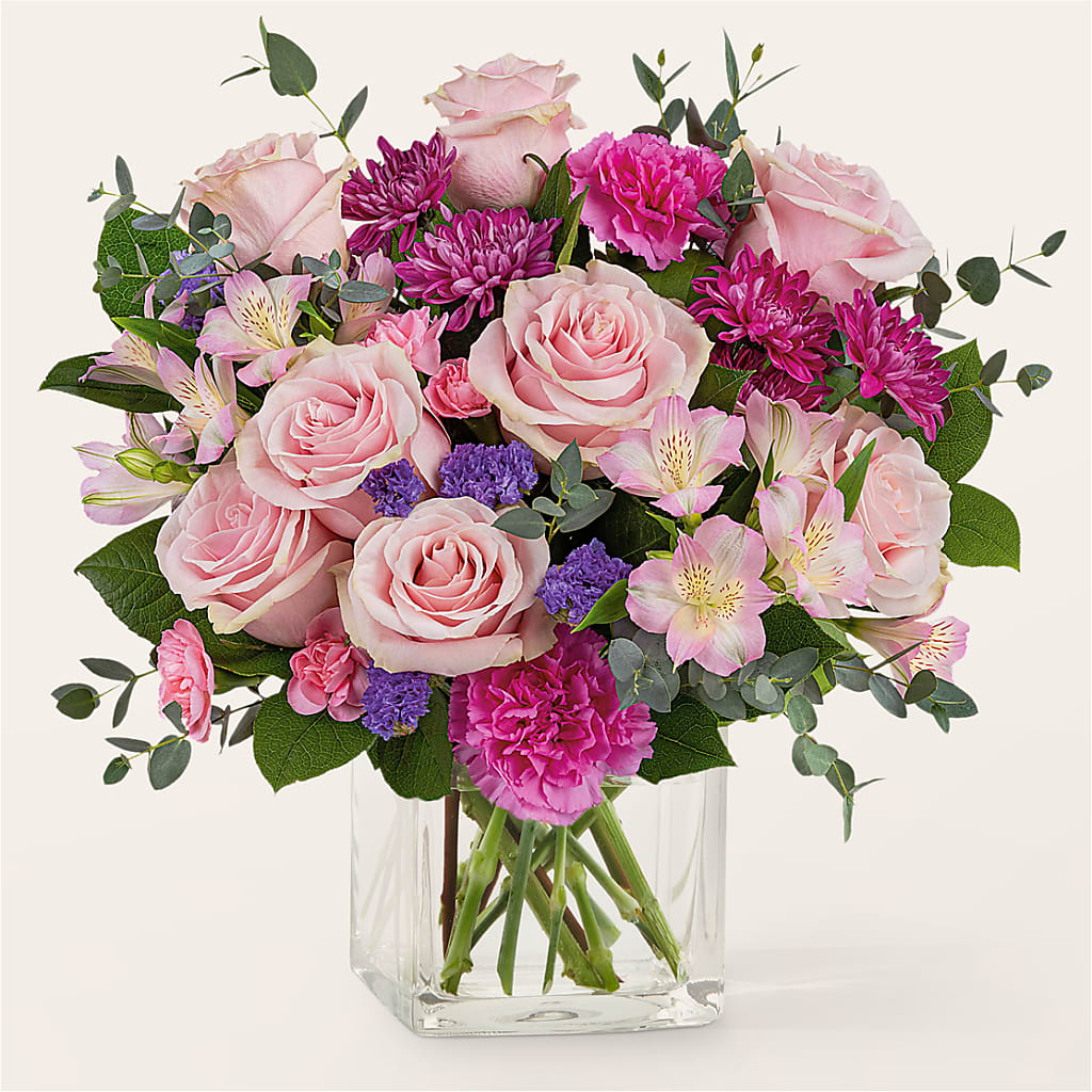 Rosy Radiance Bouquet – FRIEND'S FLOWERS, Los Angeles CA