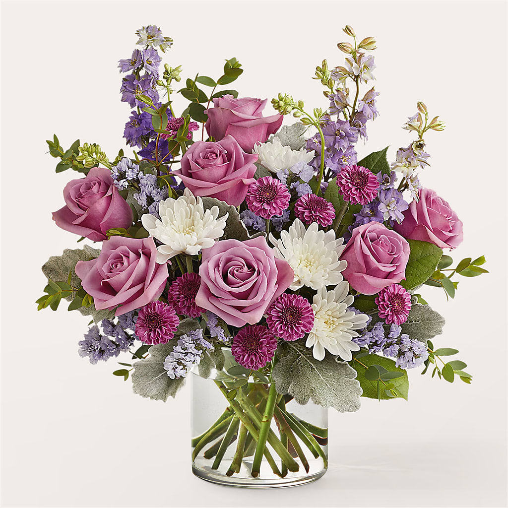Violet Frost Bouquet – FRIEND'S FLOWERS, Los Angeles CA