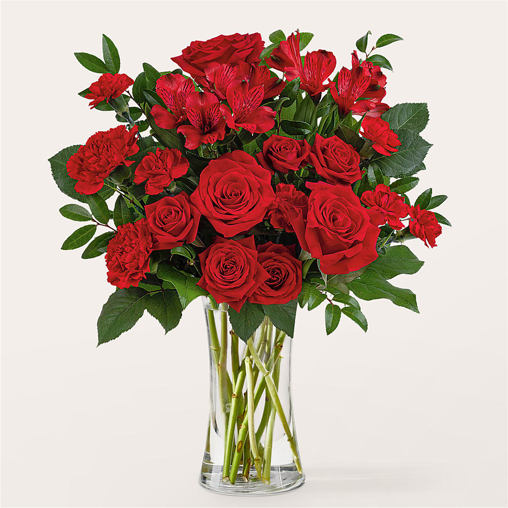 Brilliant Ruby Bouquet – FRIEND'S FLOWERS, Los Angeles CA