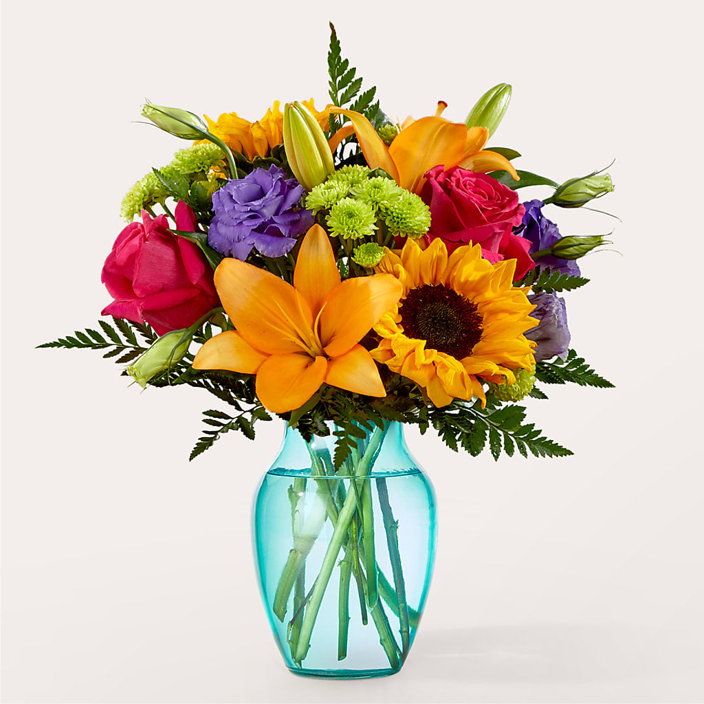 Double Rainbow Bouquet – FRIEND'S FLOWERS, Los Angeles CA
