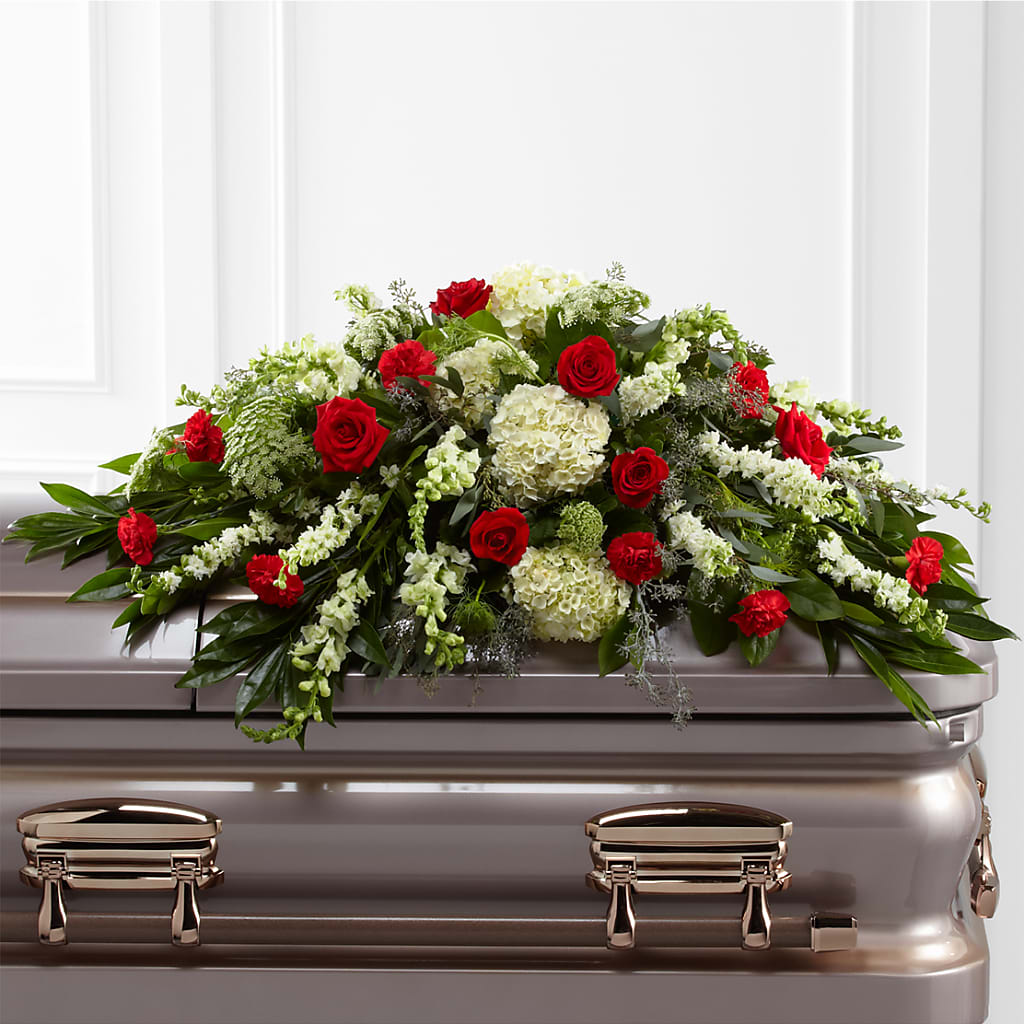 Sincerity Casket Spray – FRIEND'S FLOWERS, Los Angeles CA
