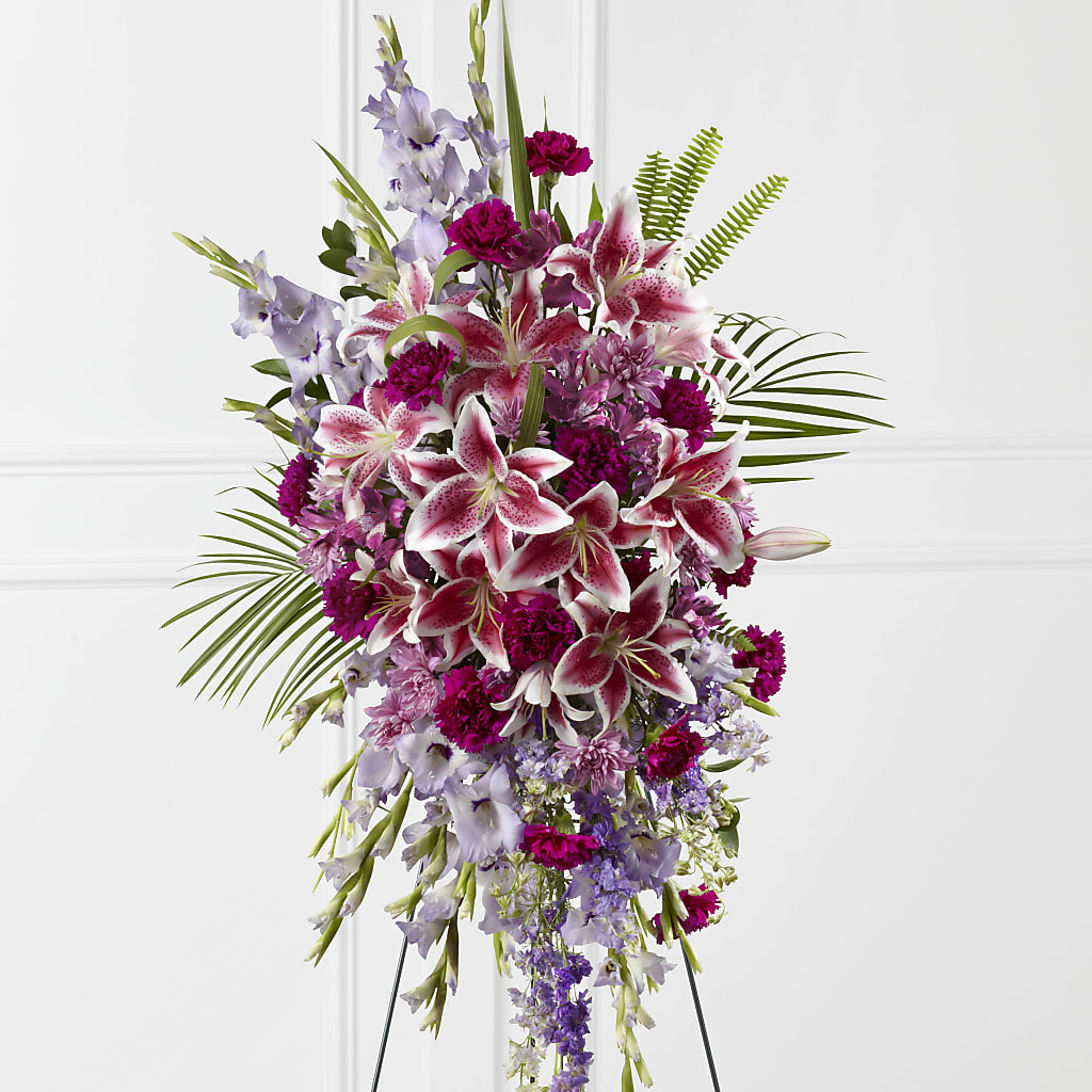 Tender Touch Standing Spray – FRIEND'S FLOWERS, Los Angeles CA