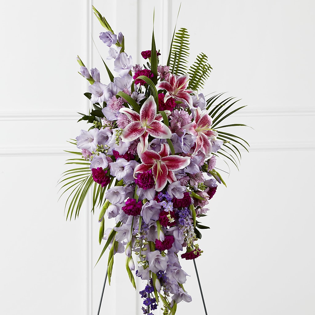 Tender Touch Standing Spray – FRIEND'S FLOWERS, Los Angeles CA