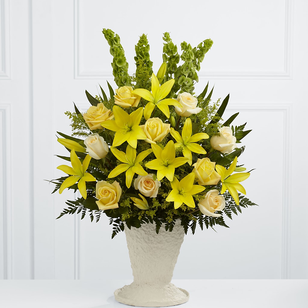Golden Memories Arrangement – FRIEND'S FLOWERS, Los Angeles CA