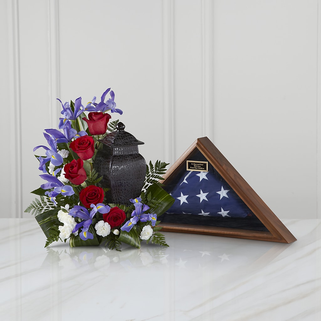 Patriotic Tribute Arrangement – FRIEND'S FLOWERS, Los Angeles CA