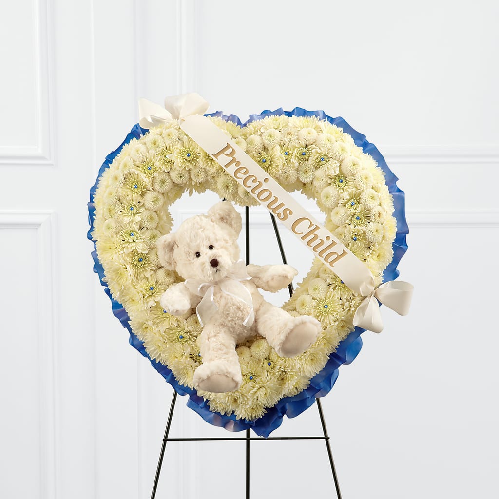 Precious Child Standing Heart – FRIEND'S FLOWERS, Los Angeles CA