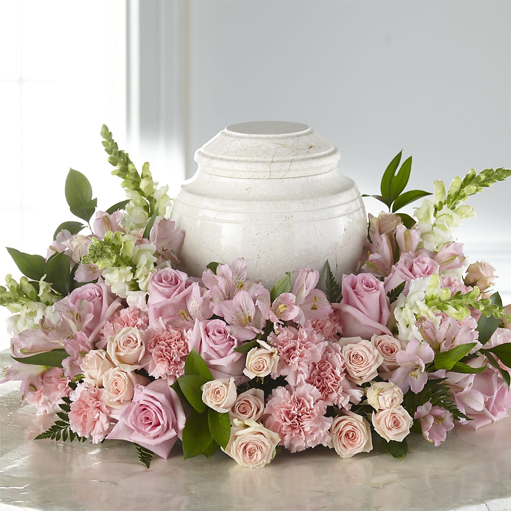 Blooms of Hope Cremation Adornment – FRIEND'S FLOWERS, Los Angeles CA