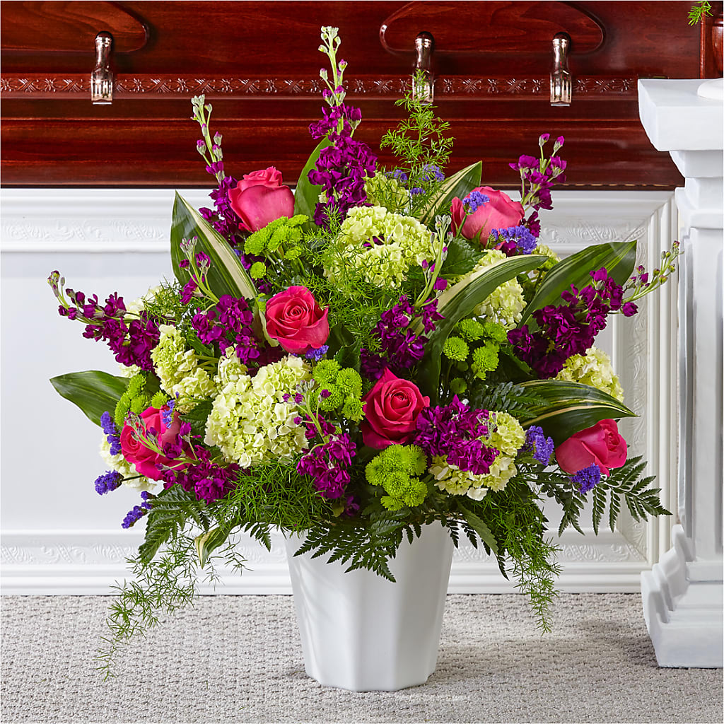 Beautiful Horizons Floor Basket – FRIEND'S FLOWERS, Los Angeles CA