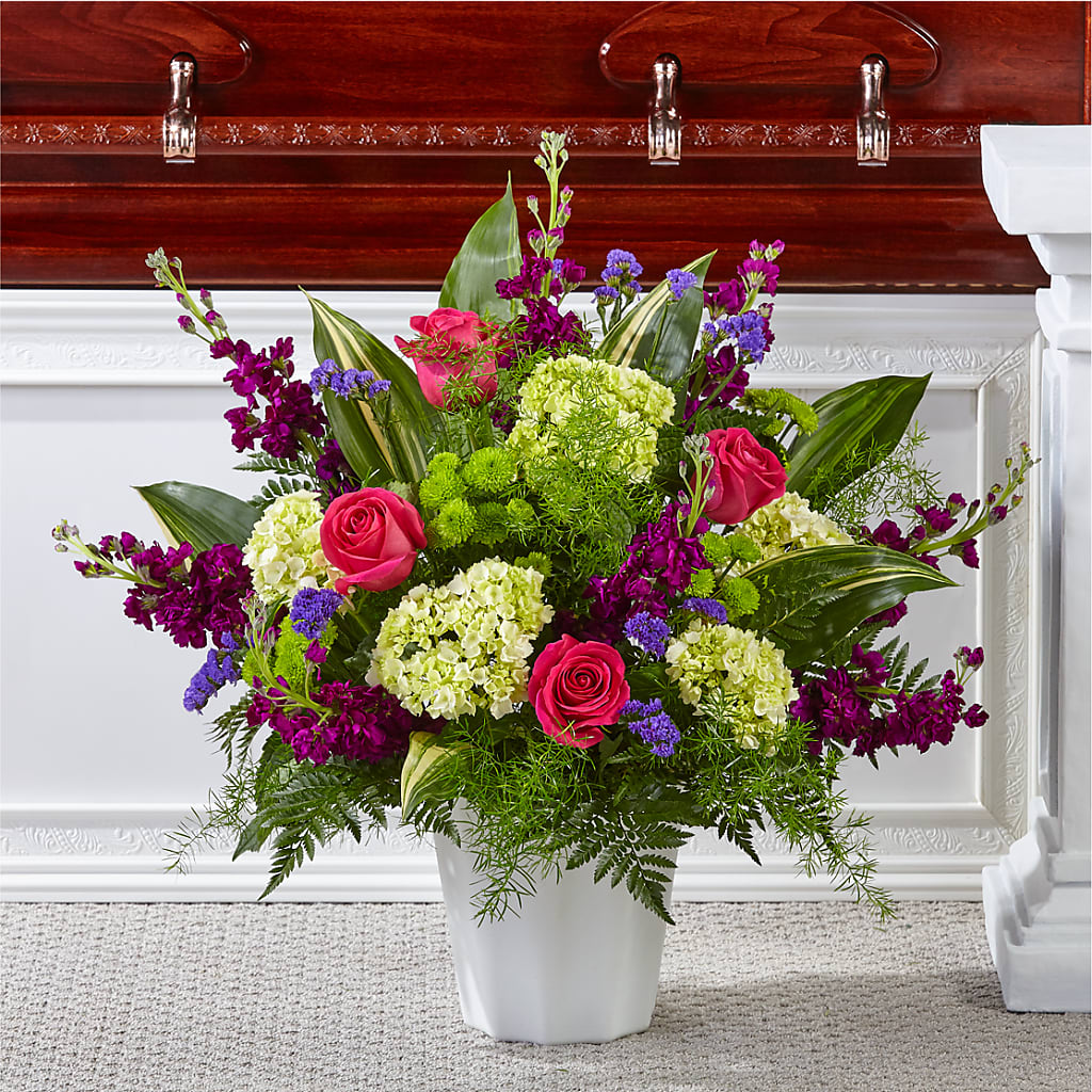 Beautiful Horizons Floor Basket – FRIEND'S FLOWERS, Los Angeles CA