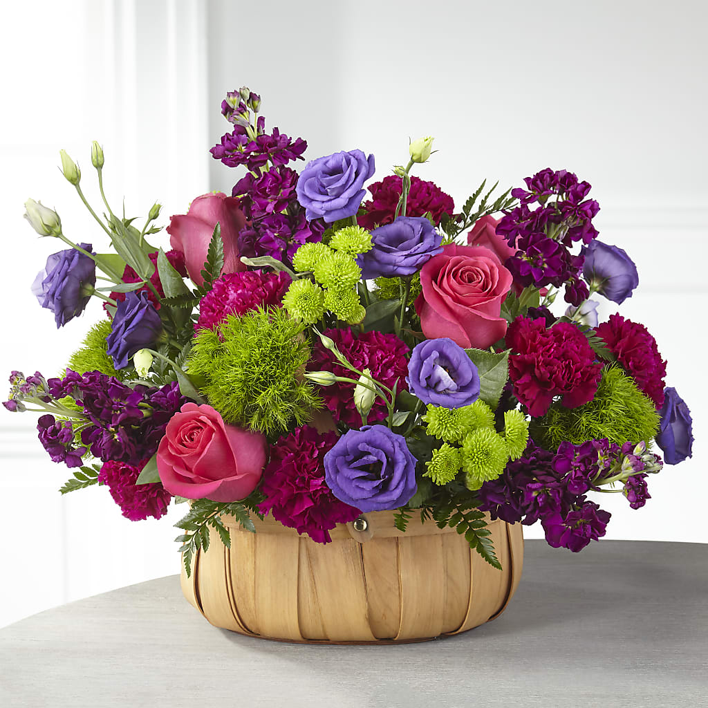 Serene Sanctuary Basket – FRIEND'S FLOWERS, Los Angeles CA