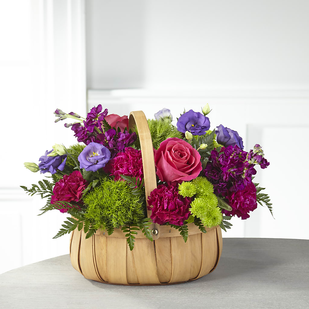 Serene Sanctuary Basket – FRIEND'S FLOWERS, Los Angeles CA