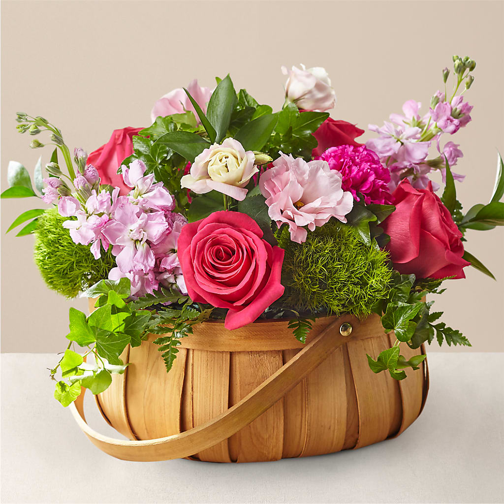 Radiance in Bloom Basket – FRIEND'S FLOWERS, Los Angeles CA