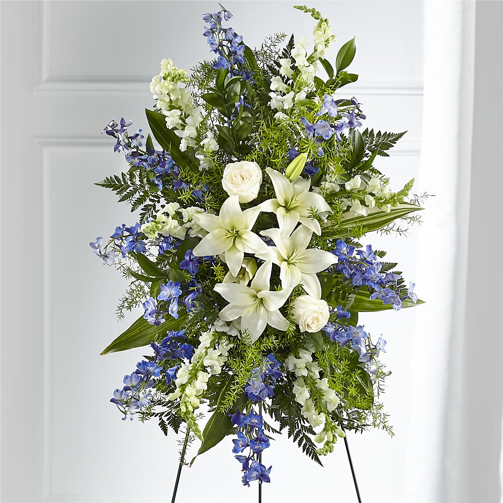 Faithful Friend Standing Spray – FRIEND'S FLOWERS, Los Angeles CA