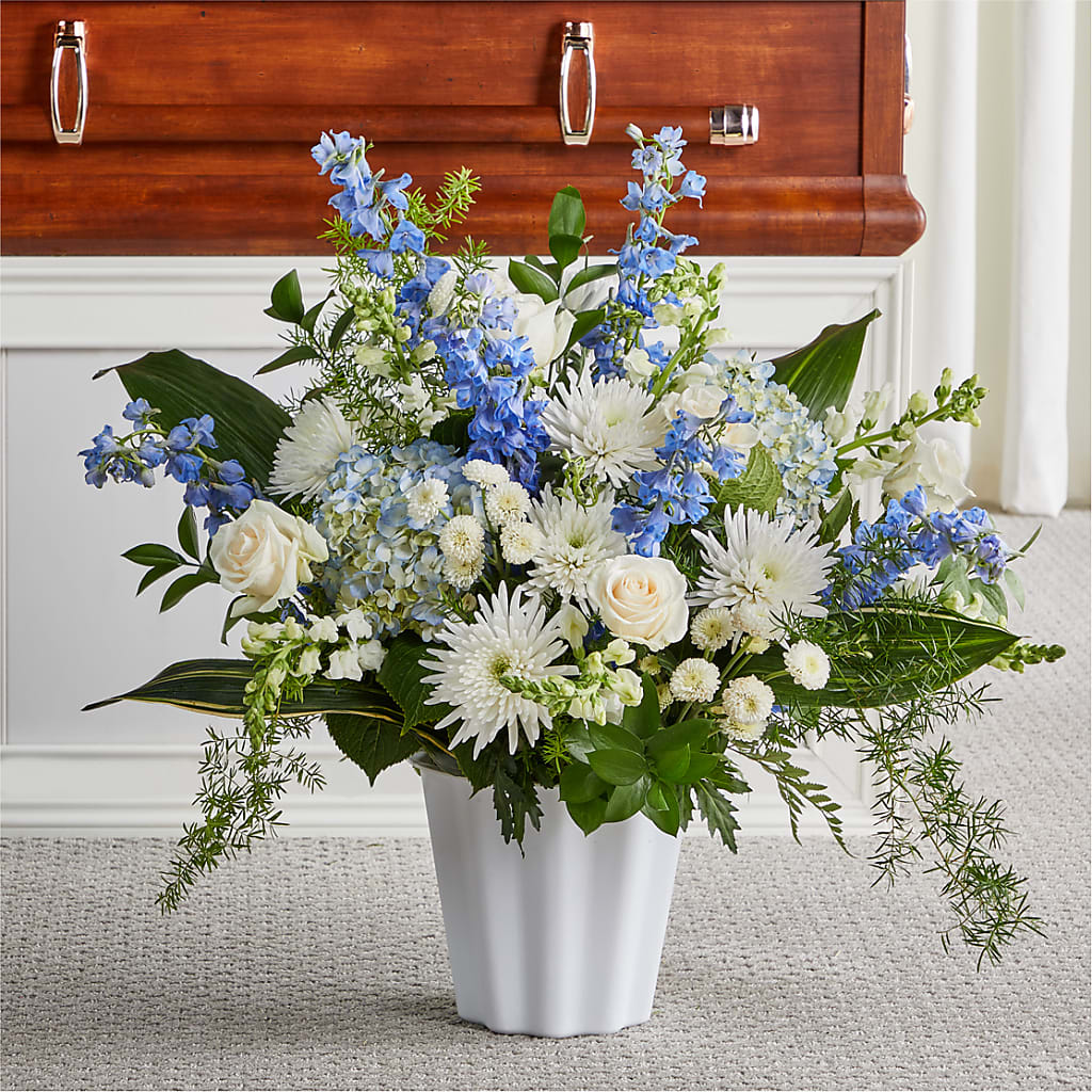 Everlasting Memories Floor Basket – FRIEND'S FLOWERS, Los Angeles CA