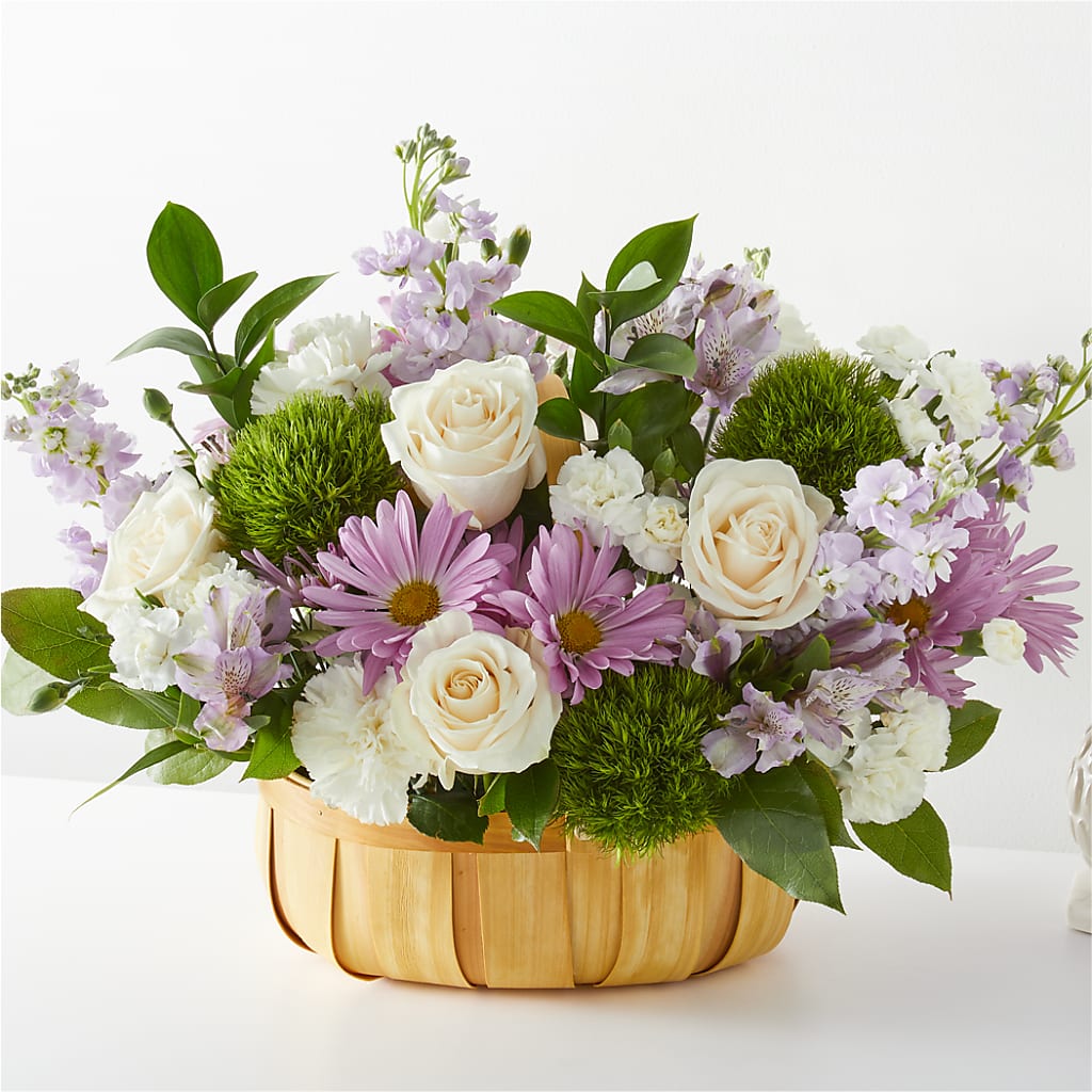 Peace & Love Basket – FRIEND'S FLOWERS, Los Angeles CA
