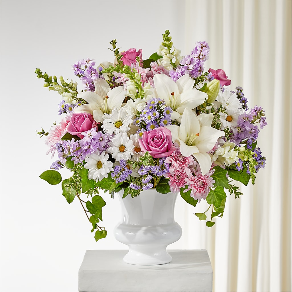 Remarkable Life Urn Arrangement – FRIEND'S FLOWERS, Los Angeles CA
