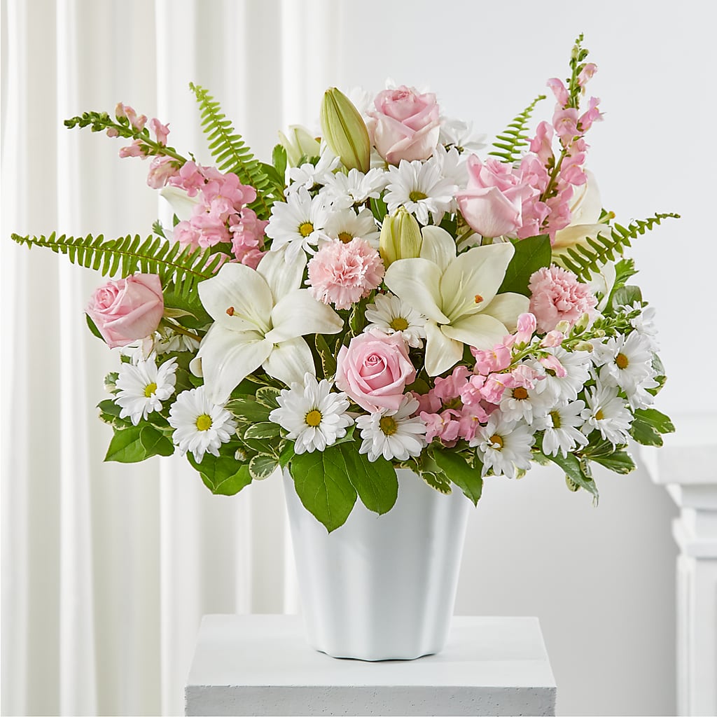 Soft Touch Tabletop Basket – FRIEND'S FLOWERS, Los Angeles CA