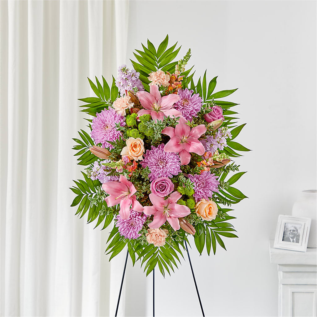 Love & Light Standing Spray – FRIEND'S FLOWERS, Los Angeles CA