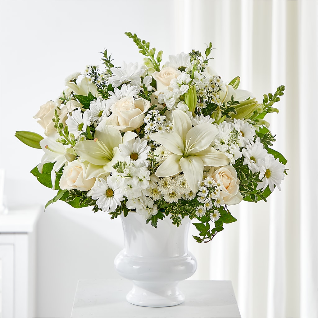 Uplifting Urn Arrangement – FRIEND'S FLOWERS, Los Angeles CA