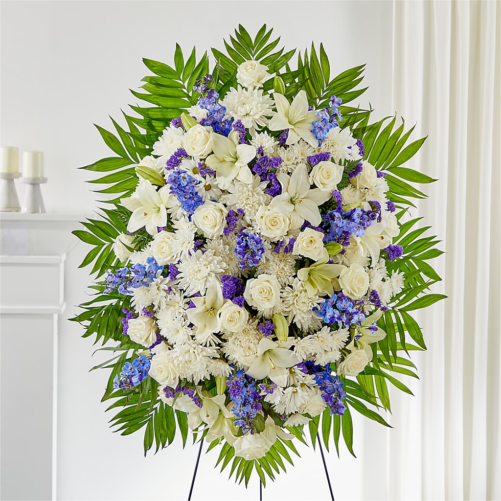 At Rest Standing Spray – FRIEND'S FLOWERS, Los Angeles CA