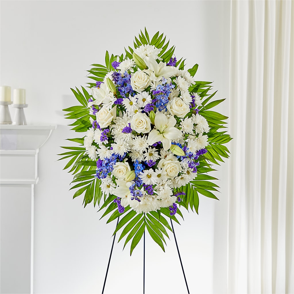 At Rest Standing Spray – FRIEND'S FLOWERS, Los Angeles CA