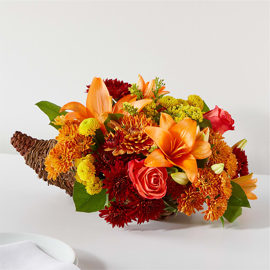 Bouquet of Blessings Cornucopia – FRIEND'S FLOWERS, Los Angeles CA