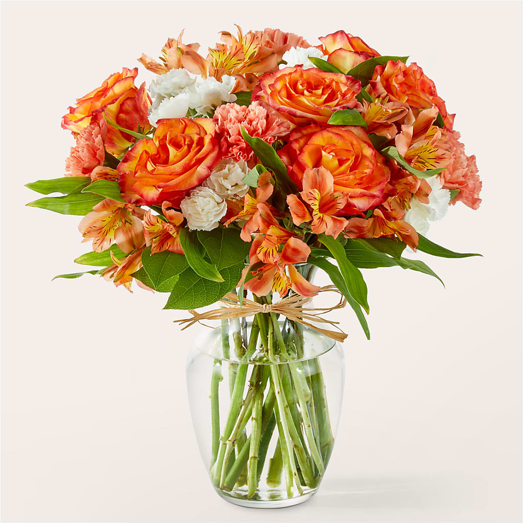 Apricot Glow Bouquet – FRIEND'S FLOWERS, Los Angeles CA