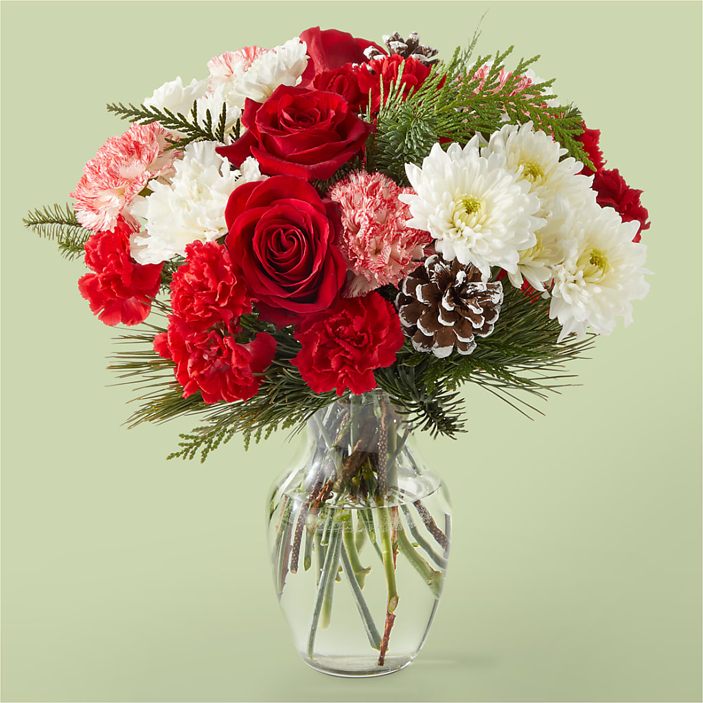 Candy Cane Lane Bouquet – FRIEND'S FLOWERS, Los Angeles CA