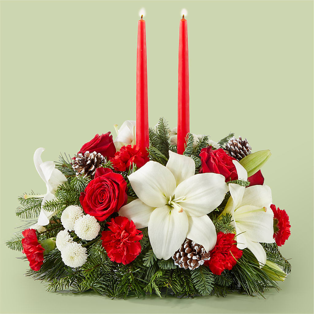 Seasonal Festivities Centerpiece – FRIEND'S FLOWERS, Los Angeles CA