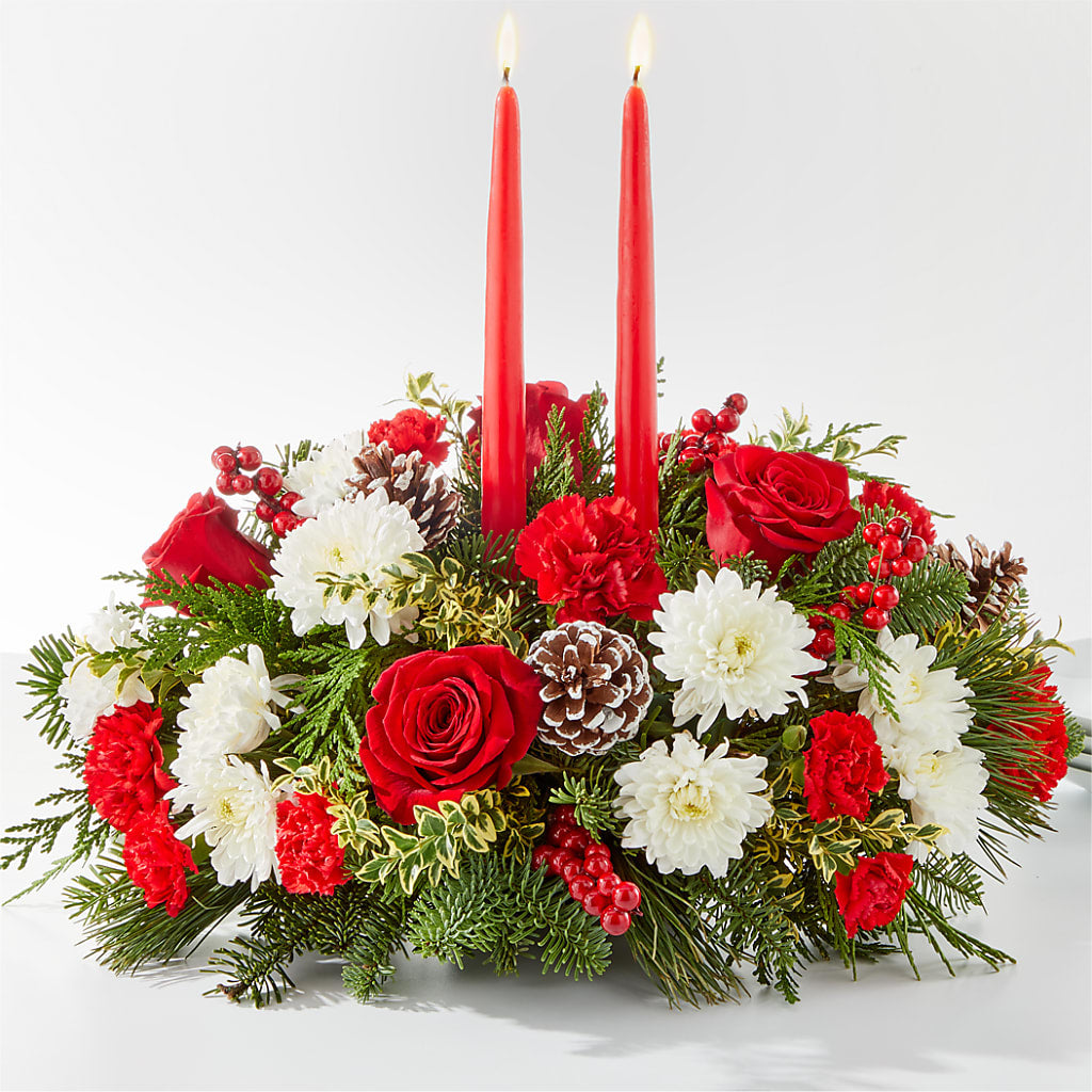 Holiday Soiree Centerpiece – FRIEND'S FLOWERS, Los Angeles CA