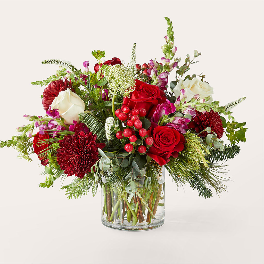 Cranberry Fizz Bouquet – FRIEND'S FLOWERS, Los Angeles CA