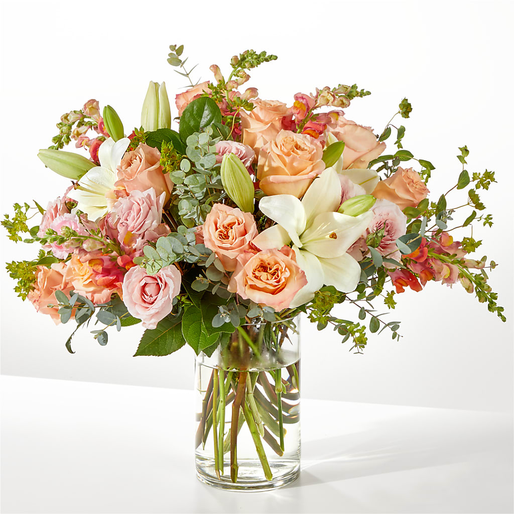 Grapefruit Splash Bouquet – FRIEND'S FLOWERS, Los Angeles CA