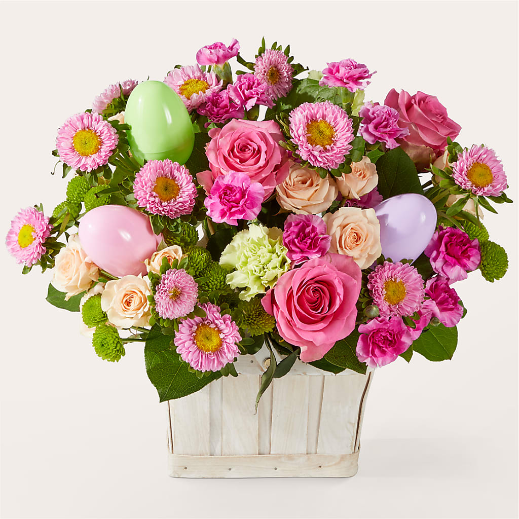Get Eggcited Basket – FRIEND'S FLOWERS, Los Angeles CA