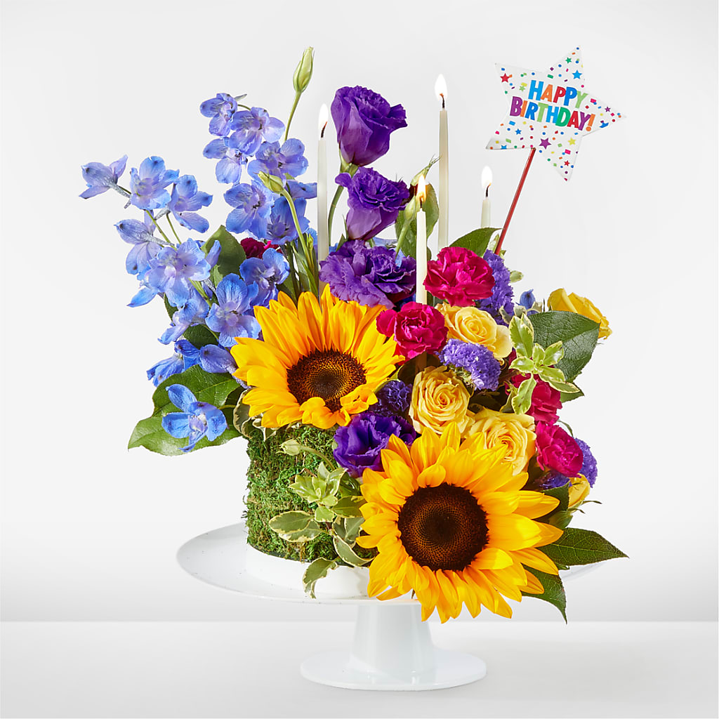 Star of the Day Floral Cake – FRIEND'S FLOWERS, Los Angeles CA