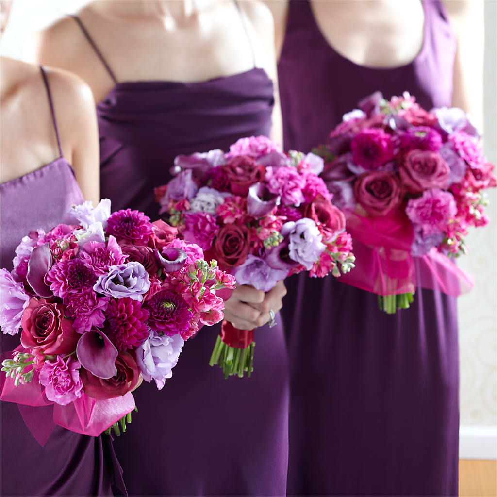 Bridesmaid's Garden Bouquet – FRIEND'S FLOWERS, Los Angeles CA