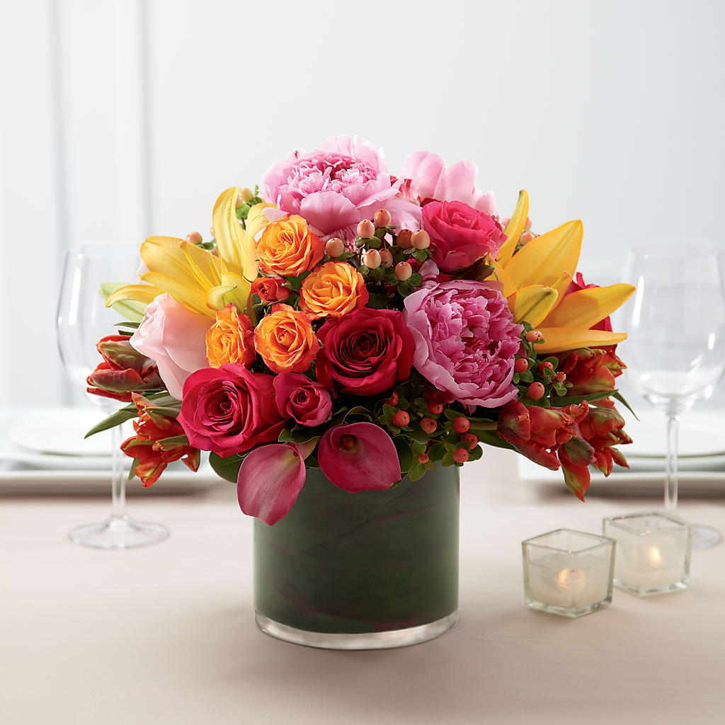 Color Mix Arrangement – FRIEND'S FLOWERS, Los Angeles CA