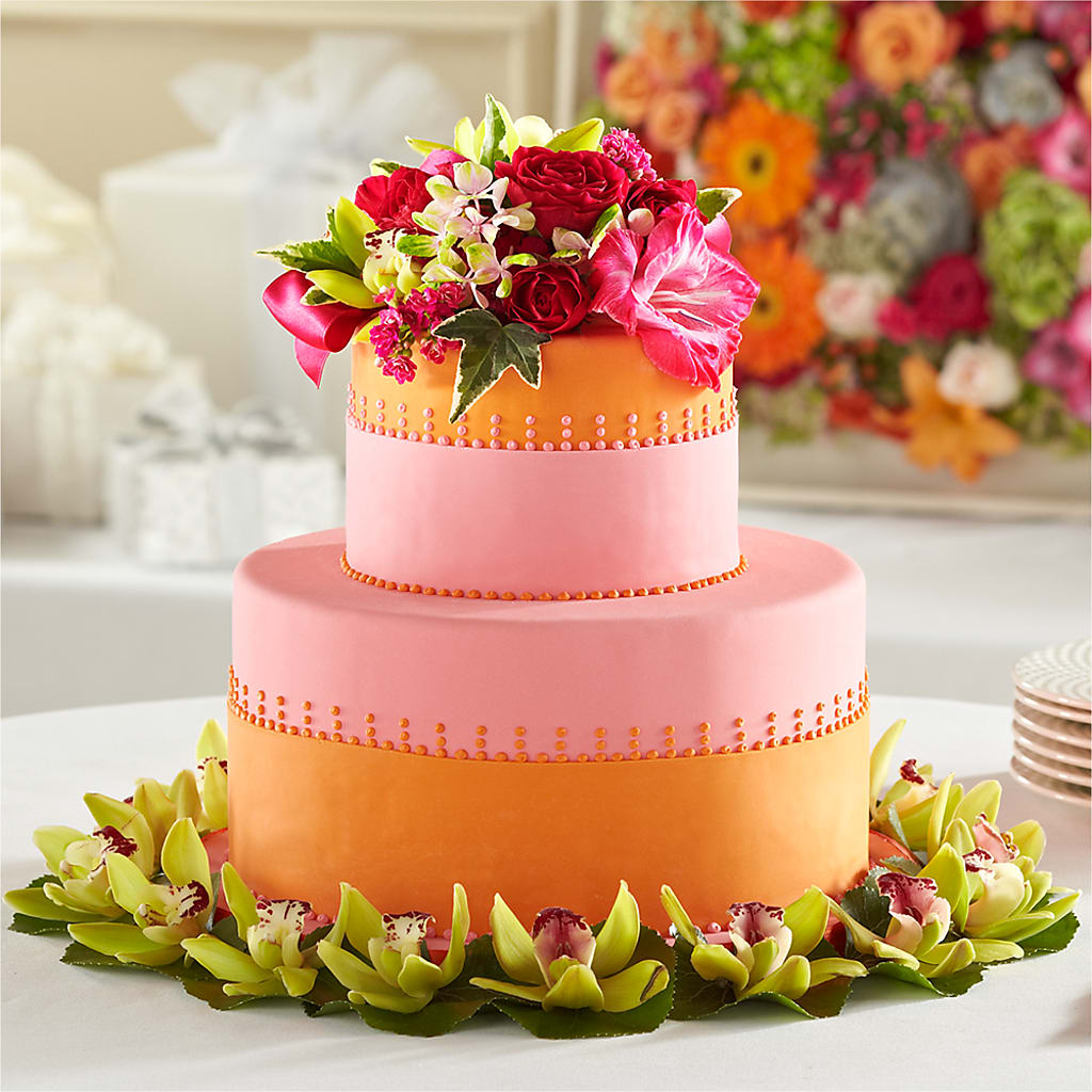 Sweet Citrus Cake Decor – FRIEND'S FLOWERS, Los Angeles CA