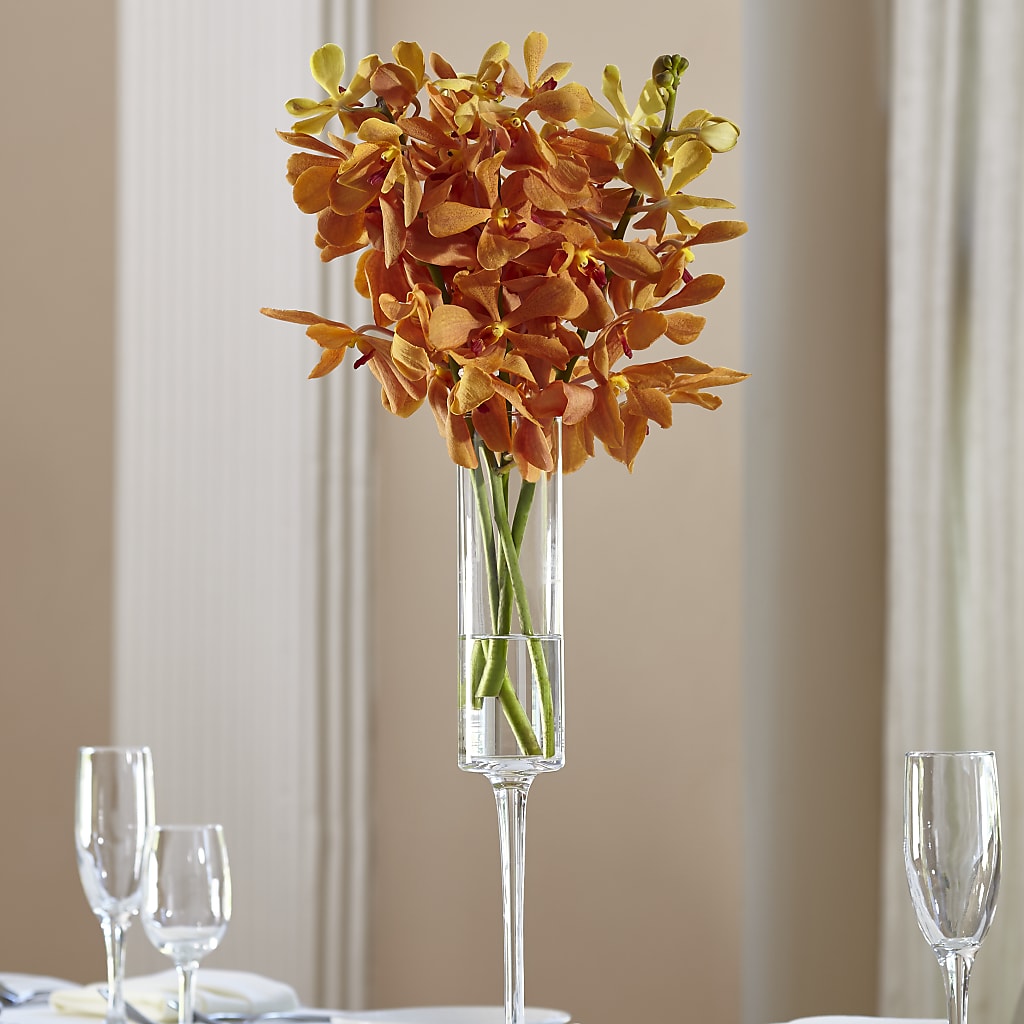 Orange Mokara Bouquet – FRIEND'S FLOWERS, Los Angeles CA