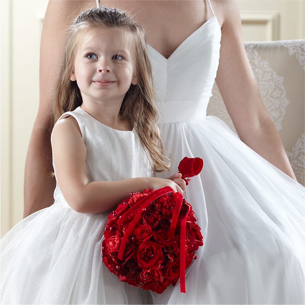 Pure at Heart Flower Girl Arrangement – FRIEND'S FLOWERS, Los Angeles CA