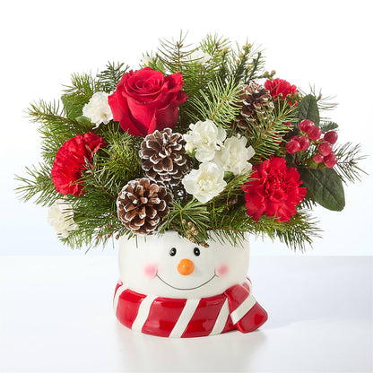 Jolly Snowman Bouquet – FRIEND'S FLOWERS, Los Angeles CA