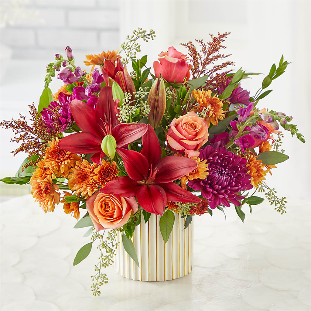 Burgundy Landscape Bouquet – FRIEND'S FLOWERS, Los Angeles CA