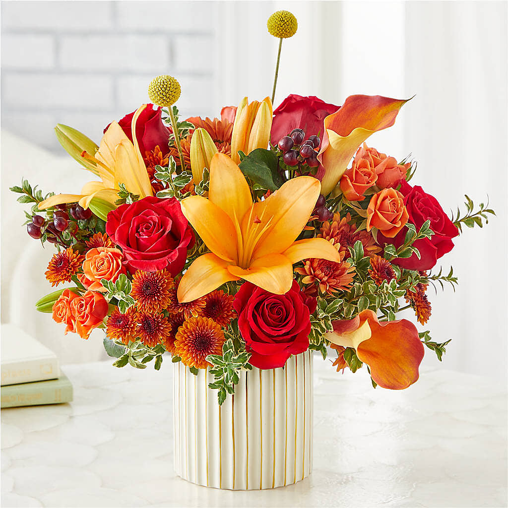 Scarlet Skies Bouquet – FRIEND'S FLOWERS, Los Angeles CA